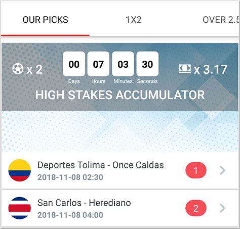 Cashout Football Predictions App .